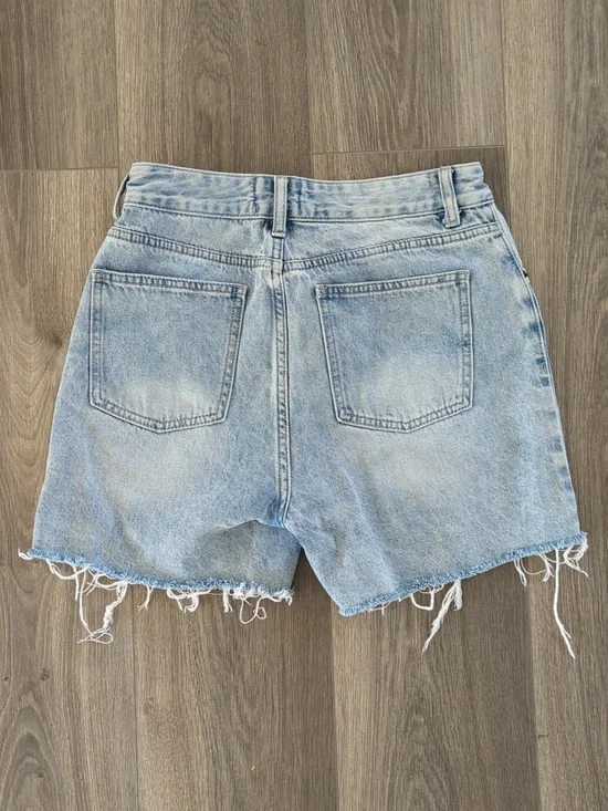 Twelve By Ontwelfth Women's Blue Denim Shorts Size 27 - Picture 7 of 7